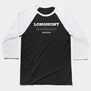 Longmont Colorado USA Vintage Baseball T-Shirt